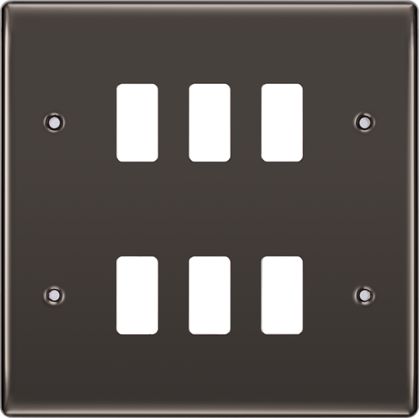 RNBN6 Front - The Grid modular range from British General allows you to build your own module configuration with a variety of combinations and finishes.