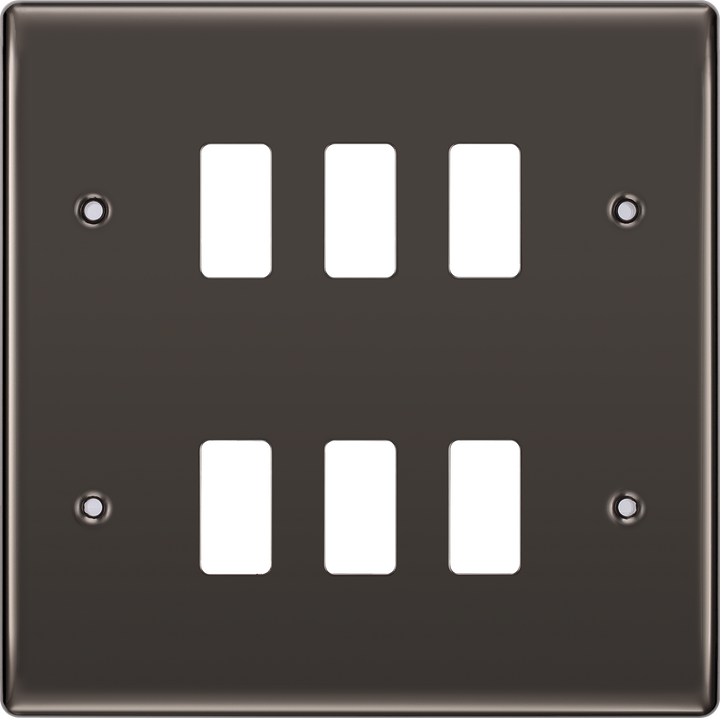 RNBN6 Front - The Grid modular range from British General allows you to build your own module configuration with a variety of combinations and finishes.