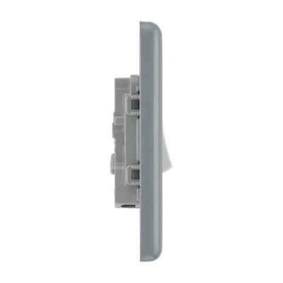 BG MC512 Metal Clad 20A 16AX 2 Way Single Light Switch by British General (BG-MC512)
