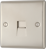 BG NPRBTS1 Nexus Metal Pearl Nickel 1 Gang Slave Telephone Socket by British General (BG-NPRBTS1-Shopify-SA_1)