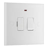 BG 951 Moulded Square Edge | White | 13A 2 Pole Neon Switched Fused Connection Unit by British General (BG-951)