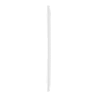 BG 8EM8 Round Edge | White | 2x 4 Module Double Stack Quad Euro Module Faceplate