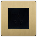 BG Evolve Satin Brass 5A Unswitched Socket PCDSB5AUSSB