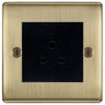 BG Nexus Metal Antique Brass 2A Unswitched Socket NAB28MB by British General (BG-NAB28MB)