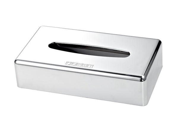 Corby Devon Rectangular Tissue Box Cover in Chrome