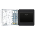 BG Evolve Matt Black 16A Key Card Switch PCDMBKYCSB with 35mm Steel Back Box