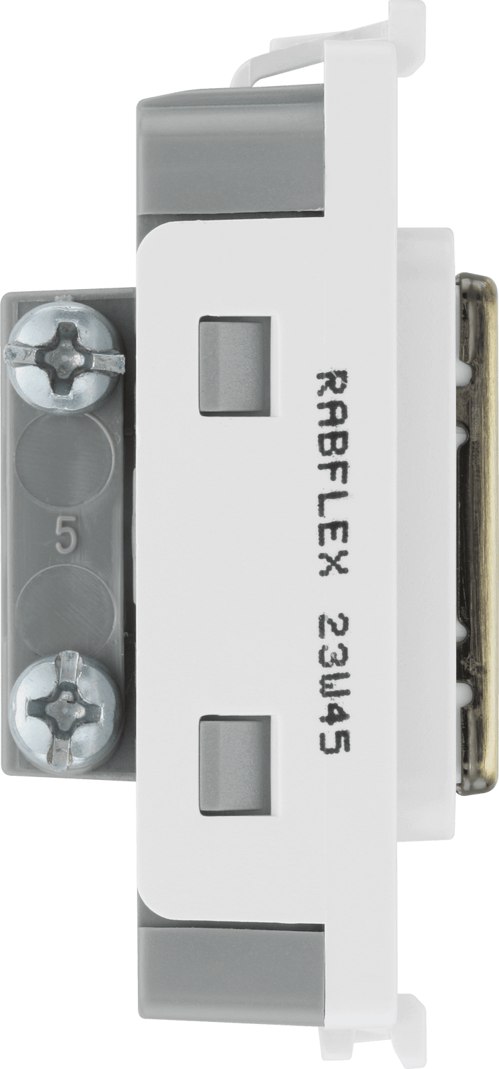 BG RABFLEX Nexus Grid Antique Brass Flex Outlet Module