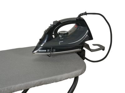 Corby Berkshire Ironing Centre in Light Grey with Sherwood 2000W Steam Iron - UK Plug