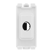 BG RPCDWFLEX Evolve Grid White 10mm Flex Outlet Module