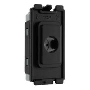 BG RPCDBFLEX Evolve Grid Black 10mm Flex Outlet Module