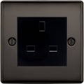 BG Nexus Metal Black Nickel 13A Unswitched Socket NBN23B