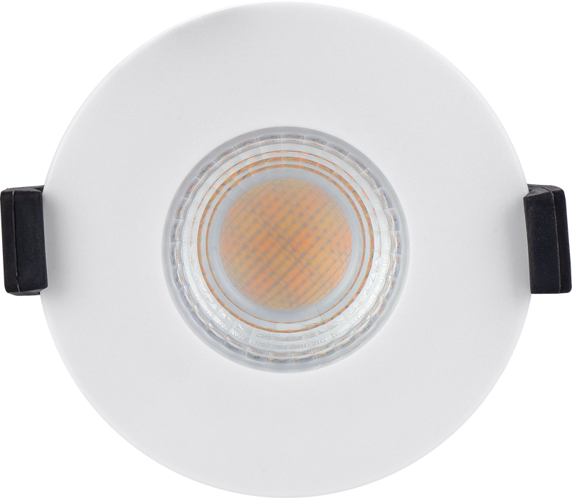 Luceco FTF6WCCT FType Mk2 White IP65 4W-6W 465lm-750lm CCT 90mm Fire-Rated Flat Bezel LED Downlight