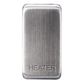 BG GRHTBS Nexus Grid Brushed Steel 'Heater' Rocker