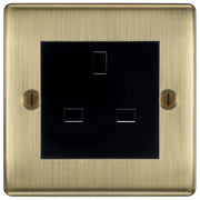 BG Nexus Antique Brass 13A Unswitched Socket NABUSSB by British General (BG-NABUSSB)