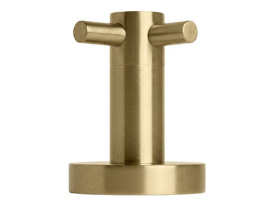 Corby Harrogate Double Clothes Hook in Brushed Brass
