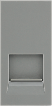 BG EMRJ11G Euro Module Telephone RJ11 (Screw) - Grey by British General (BG-EMRJ11G)