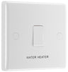 BG 832WH Moulded Round Edge | 20A DP Switch Flex Outlet 'Water Heater' Switch by British General (BG-832WH)