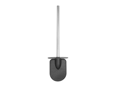 Corby Sana Toilet Brush & Holder in Polished Steel & Black by Corby of Windsor (Corby-25728)