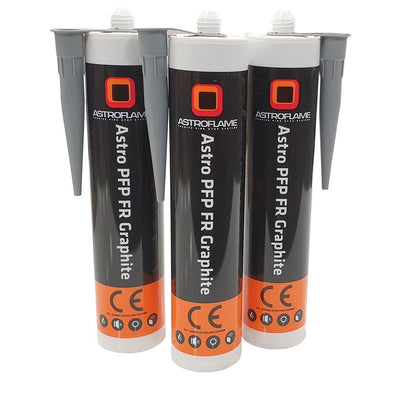 Astroflame PFP FR Graphite - CE/UKCA (Cartridge - Grey 310ml) by Astroflame (Astro-AFPFPGRAPH)