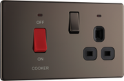 BG FBN70B Nexus Screwless Flat-Plate Switched Socket Cooker Unit Black Nickel by British General (BG-FBN70B-Shopify-SA_1)