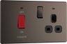 BG FBN70B Nexus Screwless Flat-Plate Switched Socket Cooker Unit Black Nickel by British General (BG-FBN70B-Shopify-SA_1)