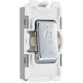 BG RPC15 Nexus Grid Polished Chrome 10A 3 Pole Fan Isolator Switch Module