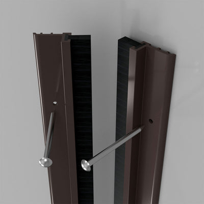 Other Door Hardware: Silkseal PVC Around Door Seal Brown by Astroflame (Astro-ADADSSSB/2057)