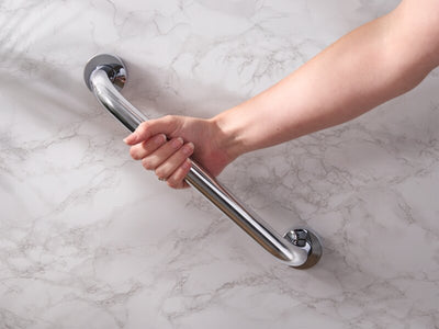 Corby Harrogate Grab Rail in Polished Steel