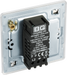 FPC81 Back - This trailing edge single dimmer switch from British General allows you to control your light levels and set the mood. The intelligent electronic circuit monitors the connected load and provides a soft-start with protection against thermal.