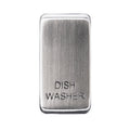 BG GRDWBS Nexus Grid Brushed Steel 'Dishwasher' Rocker