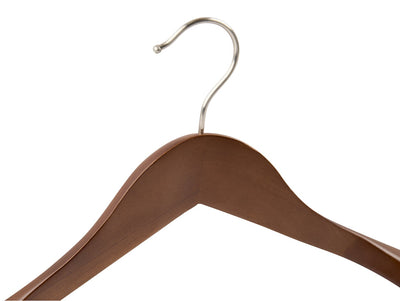 Corby Clifford Hooked Suit Hanger in Dark Wood by Corby of Windsor (Corby-27059)