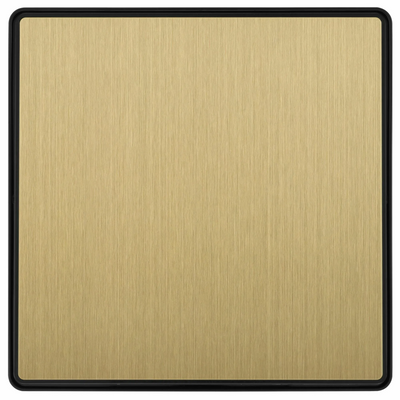 BG Evolve Satin Brass Intermediate 20A Edge to Edge Rocker Light Switch | PCDSB13EB by British General (BG-PCDSB13EB)
