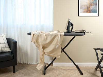 Corby Oxford Ironing Centre in Dark Grey with Sherwood 2000W Steam Iron - UK Plug