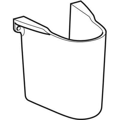 Geberit Selnova Semi Pedestal 325mm - 501.455.00.6 by Geberit (Geberit-501.455.00.6)