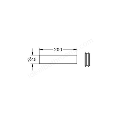 GROHE CONNECTING FLUSHPIPE - 37489000