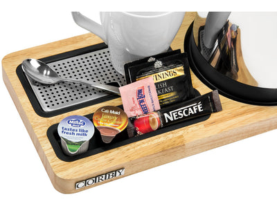 Corby Buckingham Compact Welcome Tray in Light Wood by Corby of Windsor (Corby-15134)