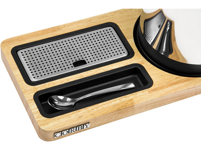 Corby Buckingham Compact Welcome Tray in Light Wood by Corby of Windsor (Corby-15134)