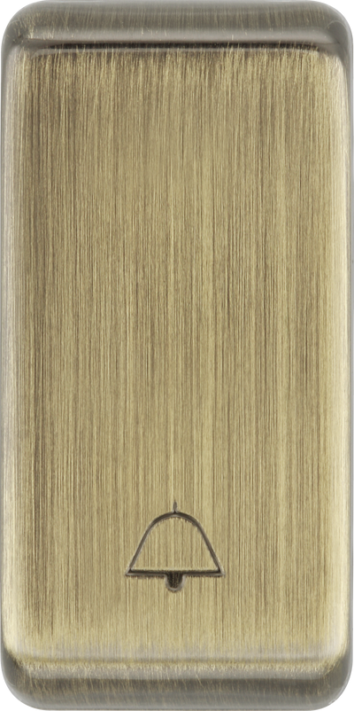 BG RRBELLAB Nexus Grid Antique Brass 'BELL SYMBOL' Grid Rocker