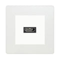 BG Evolve Pearlescent White PCDCLHDMIW 1 Gang Single HDMI Socket
