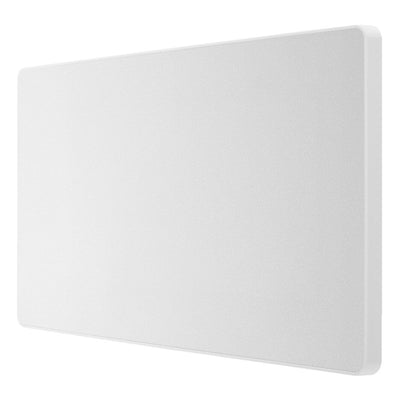 BG Evolve Pearlescent White Double Blank Plate PCDCL95W with 35mm Steel Back Box