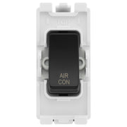 BG Evolve Black RRACPCDB 20 Amp Double Pole Appliance Grid Switch Labelled Air Conditioning by British General (BG-RRACPCDB+RPCDB30)