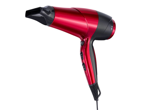 Corby Andover 2200W Ionic Hair Dryer in Red - UK Plug