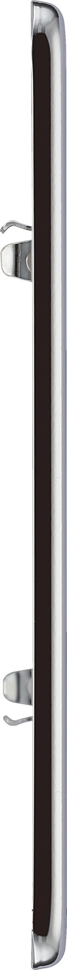 BG RFPC2 Nexus Screwless Grid Polished Chrome 2 Module Front Plate