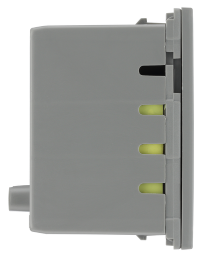 BG EMUSBAC45G Euro Module 2 Port A & C 45 USB Charging Module - Grey by British General (BG-EMUSBAC45G)