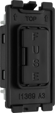 BG RPCDBFUSE Evolve Grid Black 13A Fuse Holder Module by British General (BG-RPCDBFUSE-Shopify-SA_1)