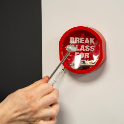 Extinguishers & Equipment: Plastic Fronted "Break Glass" Keybox Keybox Only by FireChief (Safelincs-HSKB2)