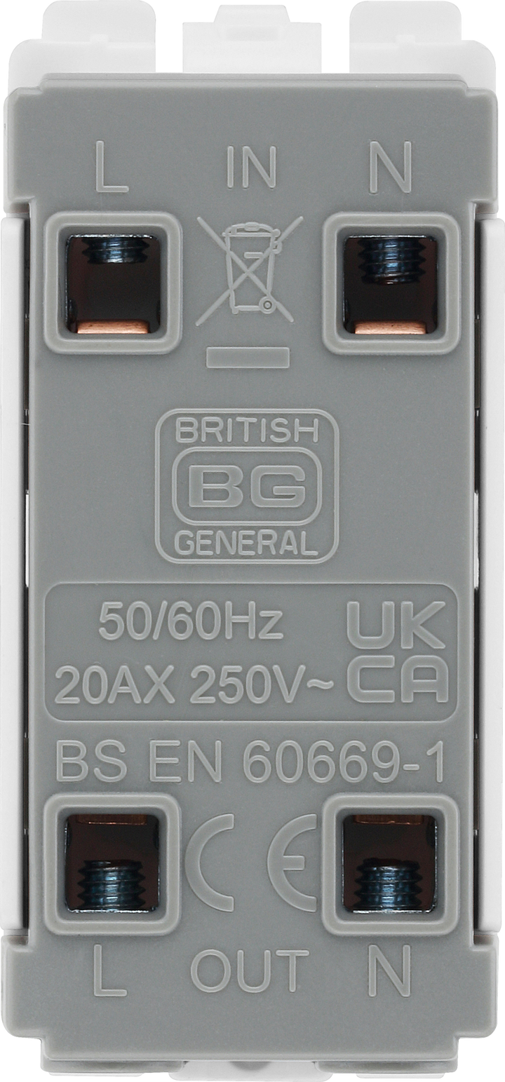 RBN30KY Back - The Grid modular range from British General allows you to build your own module configuration with a variety of combinations and finishes.