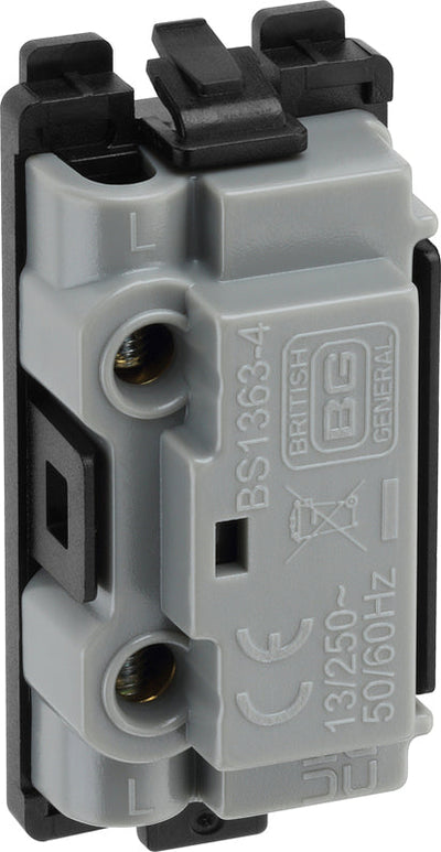 BG RPCDBFUSE Evolve Grid Black 13A Fuse Holder Module