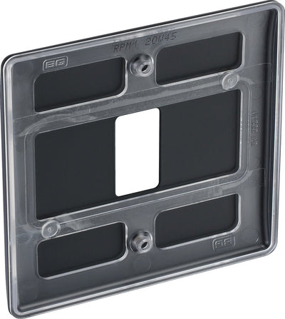 BG RPM1 Nexus Grid Part M | 1 Module Front Plate by British General (BG-RPM1)
