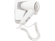 Corby Linton 1200W Wall/Drawer Mounted Hair Dryer without Shaver Socket in White - No Plug by Corby of Windsor (Corby-19622)